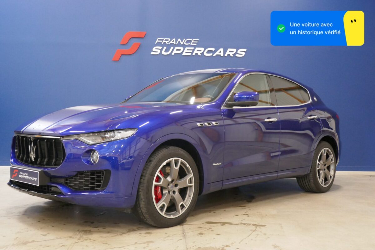 Maserati Levante SQ4 430 France Supercars blu Emozione