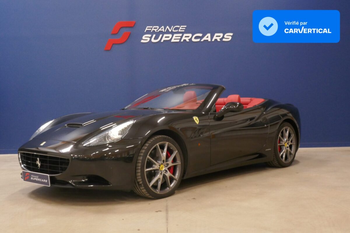 Ferrari California Nero Daytona cuir ROSSO France Supercars