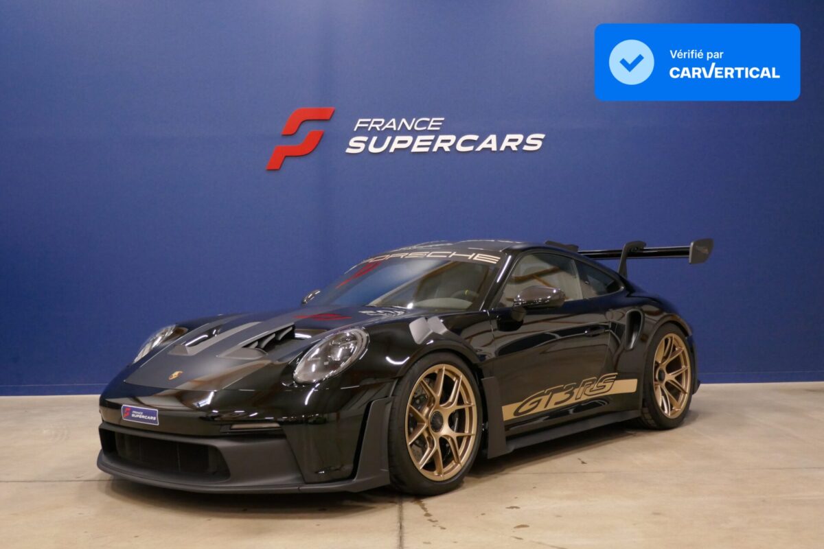 Porsche 911 992 GT3 RS 525 PDK Black France Supercars Weissach
