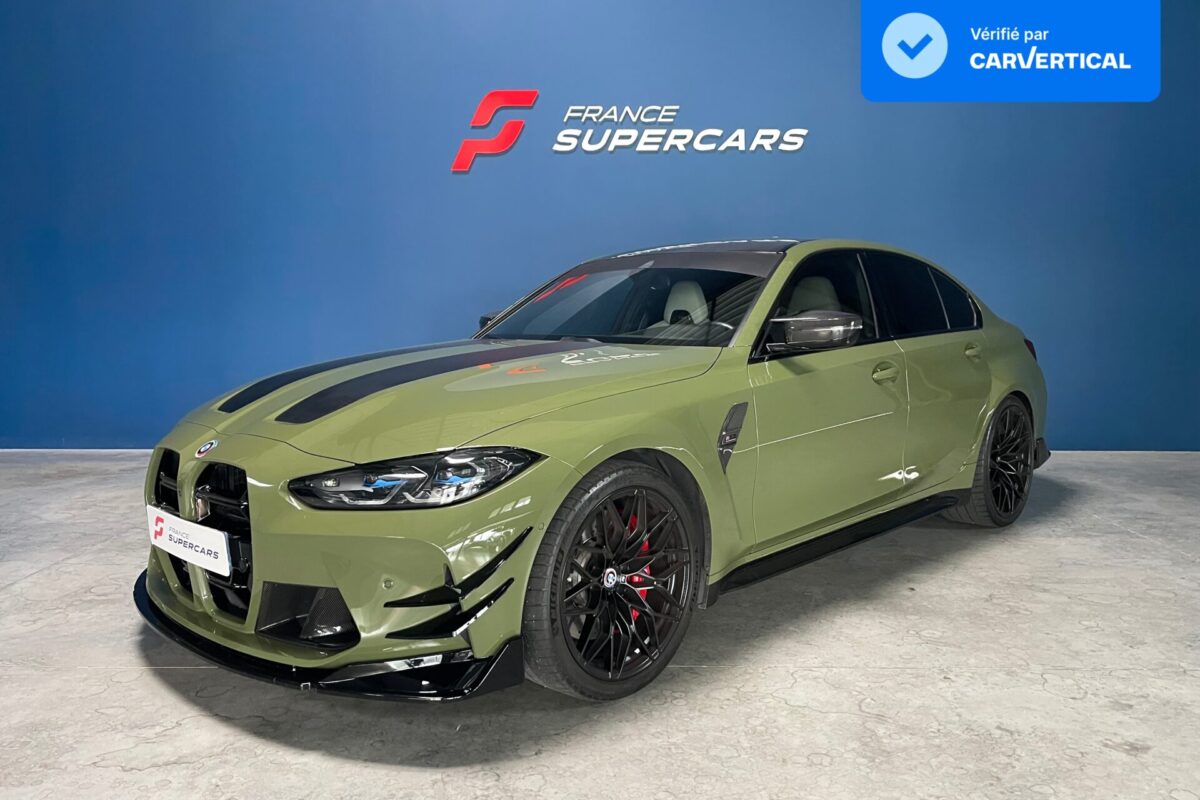 BMW M3 G80 COMPETITION URBAN GREEN FRANCE SUPERCARS XDRIVE