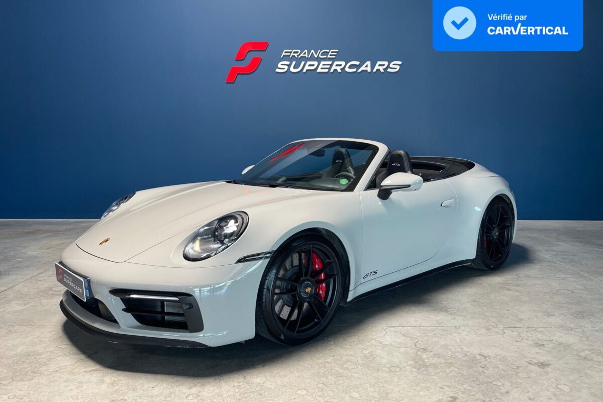 Porsche 911 992 carrera 4 GTS cabriolet PDK 480 France Supercars